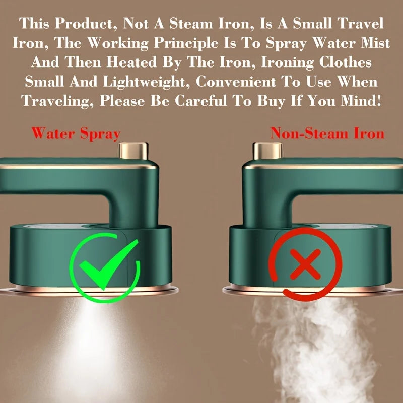 Handheld Portable, Travel Clothing Iron, Garment Steamer