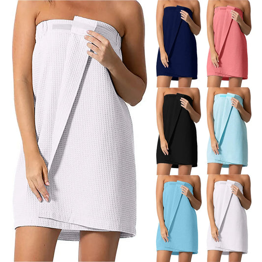 Quick-Drying Soft Body Wrap Towel with Secure Closure