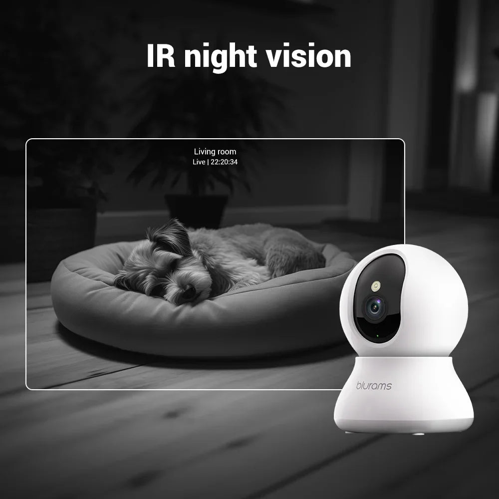 Security Camera for Baby, Pet, or Senior – One-Touch Call Monitoring