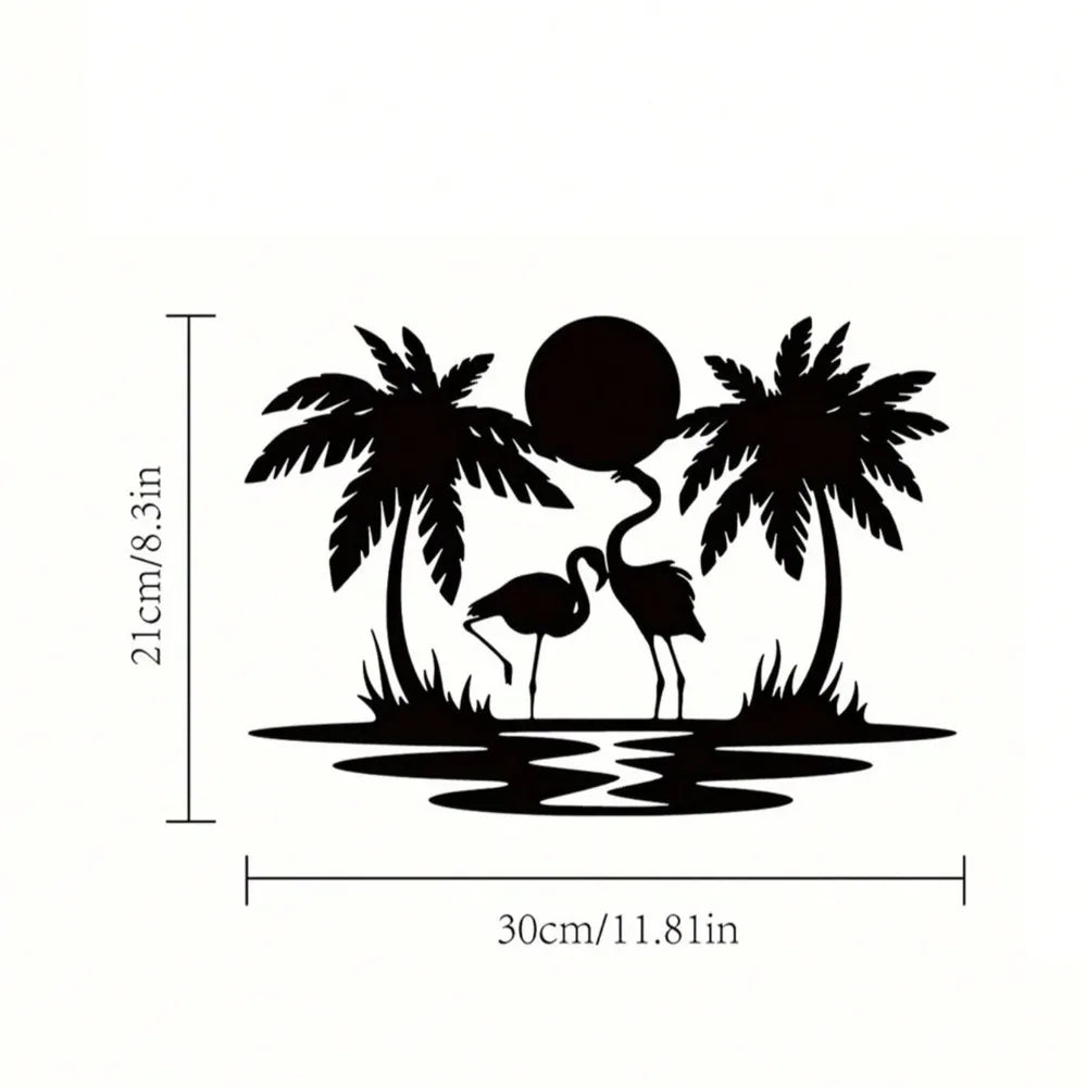 Brand K Swan Couple Wall Decoration – Elegant Ornament