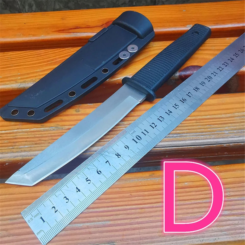 Stainless Steel Fixed Blade Survival Knife with ABS Handle
