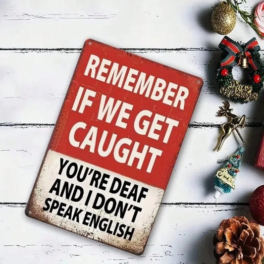 Hilarious Vintage Metal Sign – Ultimate Man Cave, Garage Rule Wall Decor