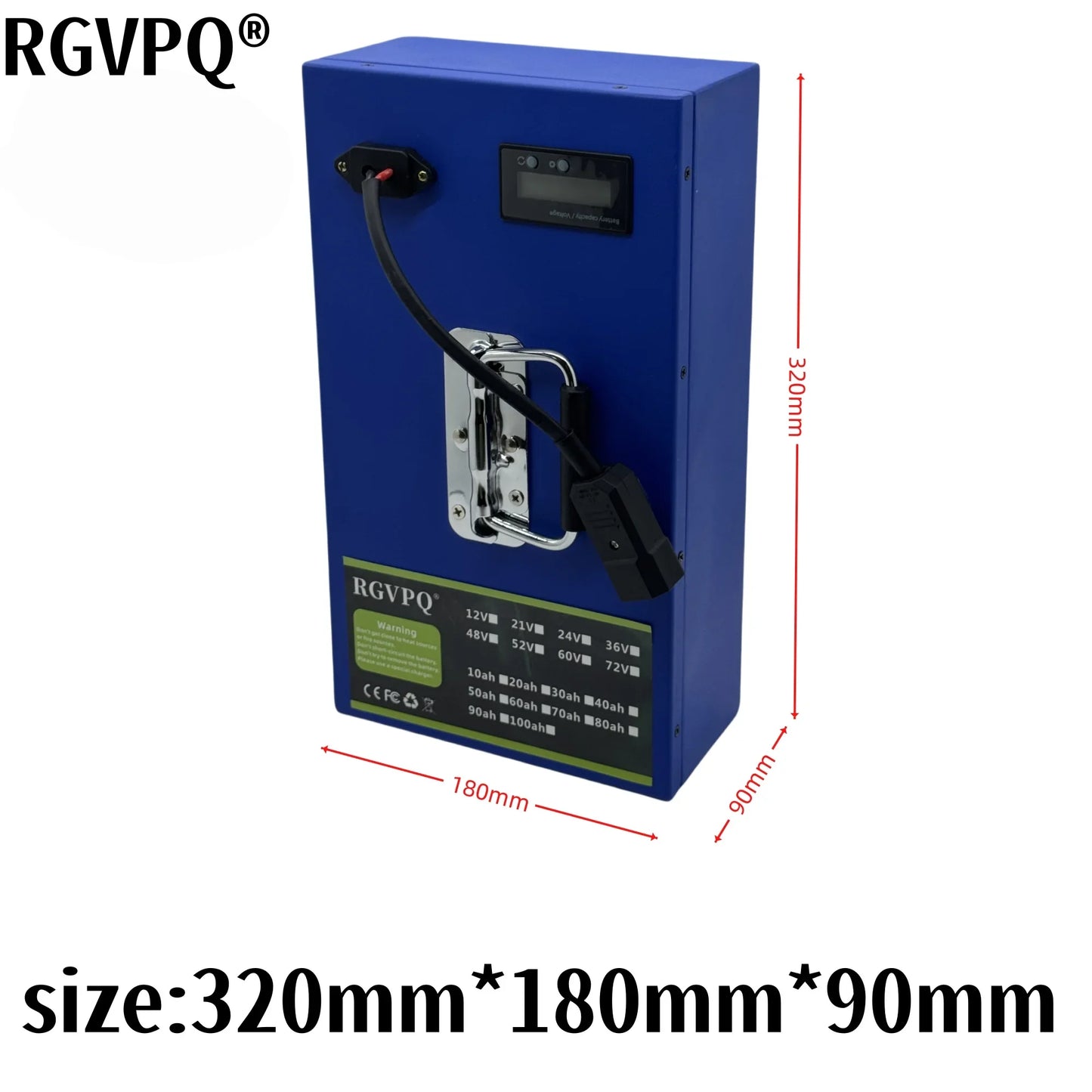 72V 100Ah Lithium Battery Pack – Full Capacity 18650 Cells for 250–3000W Motors