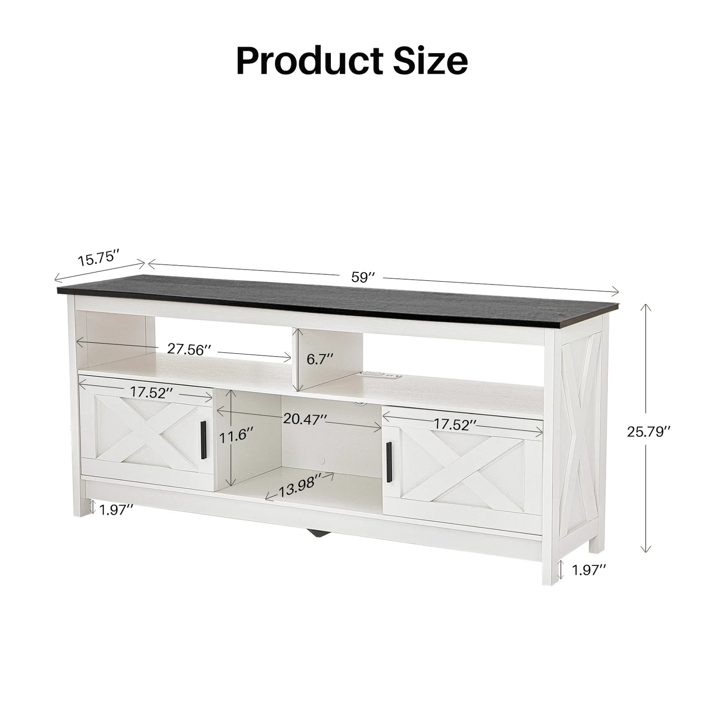 Entertainment Center, Power Outlet, Storage Cabinet