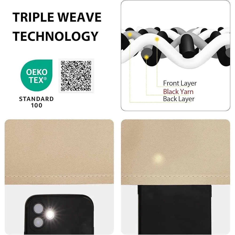 French Door Blackout Curtain – Privacy Window Treatment