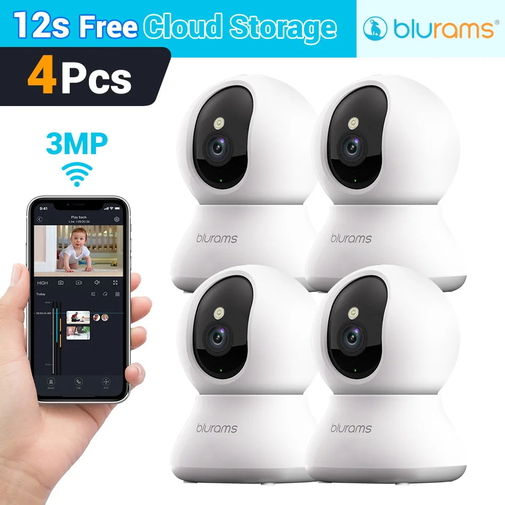 Home Security Baby Monitor – Motion Detection & Two-Way Audio