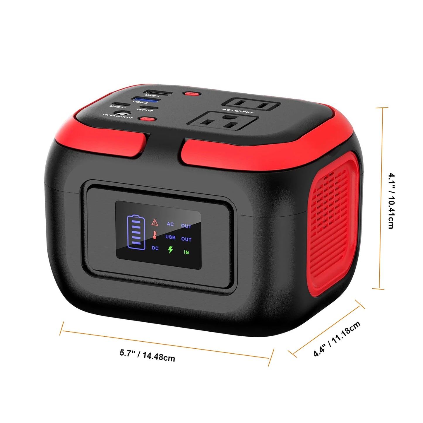 Portable Power Station – Solar Generator & AC/USB Outlets for Camping, RV, Home