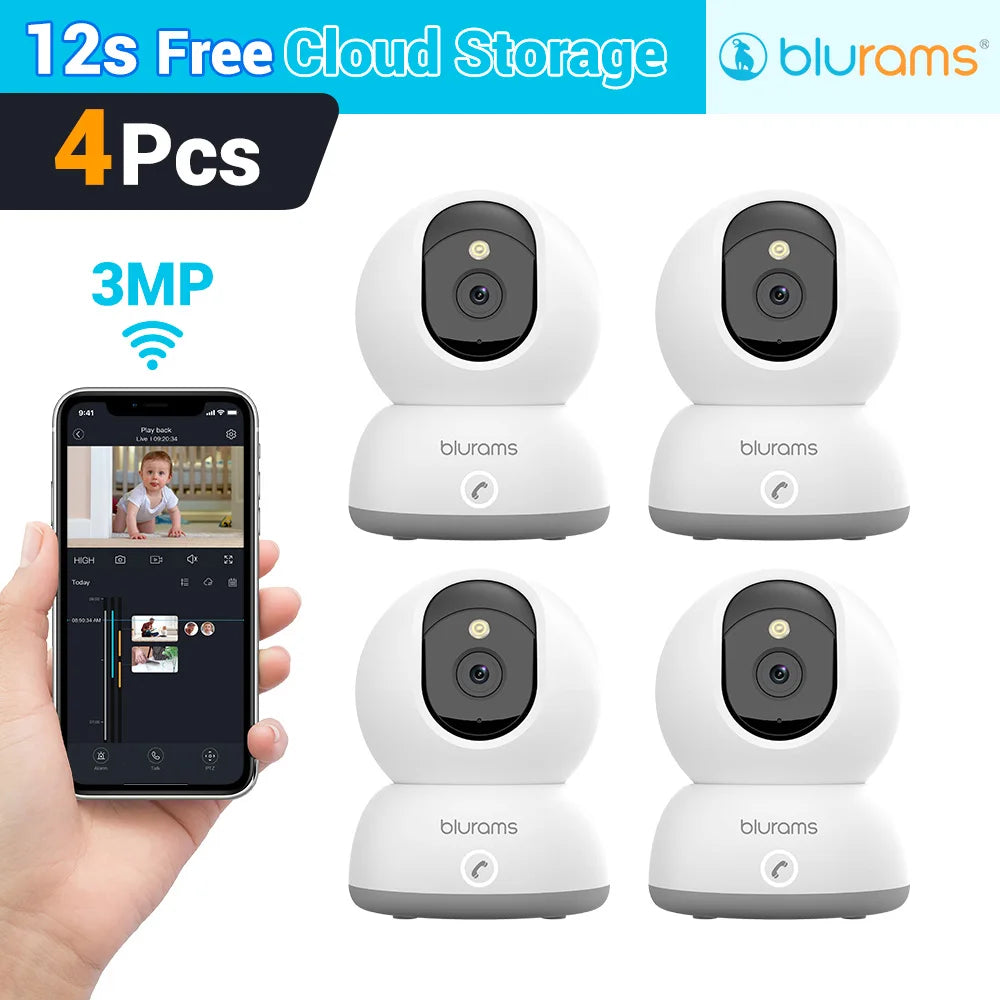 Home Security Baby Monitor – Motion Detection & Two-Way Audio