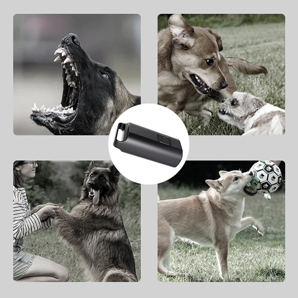 Ultrasonic Anti-Barking Device – Long-Range Rechargeable Dog Trainer