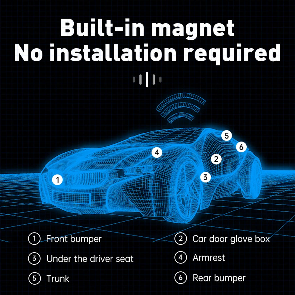 Smart Finder Mini GPS Tracker – Magnetic Real-Time Locator for Pets, Kids, Vehicles & Bags
