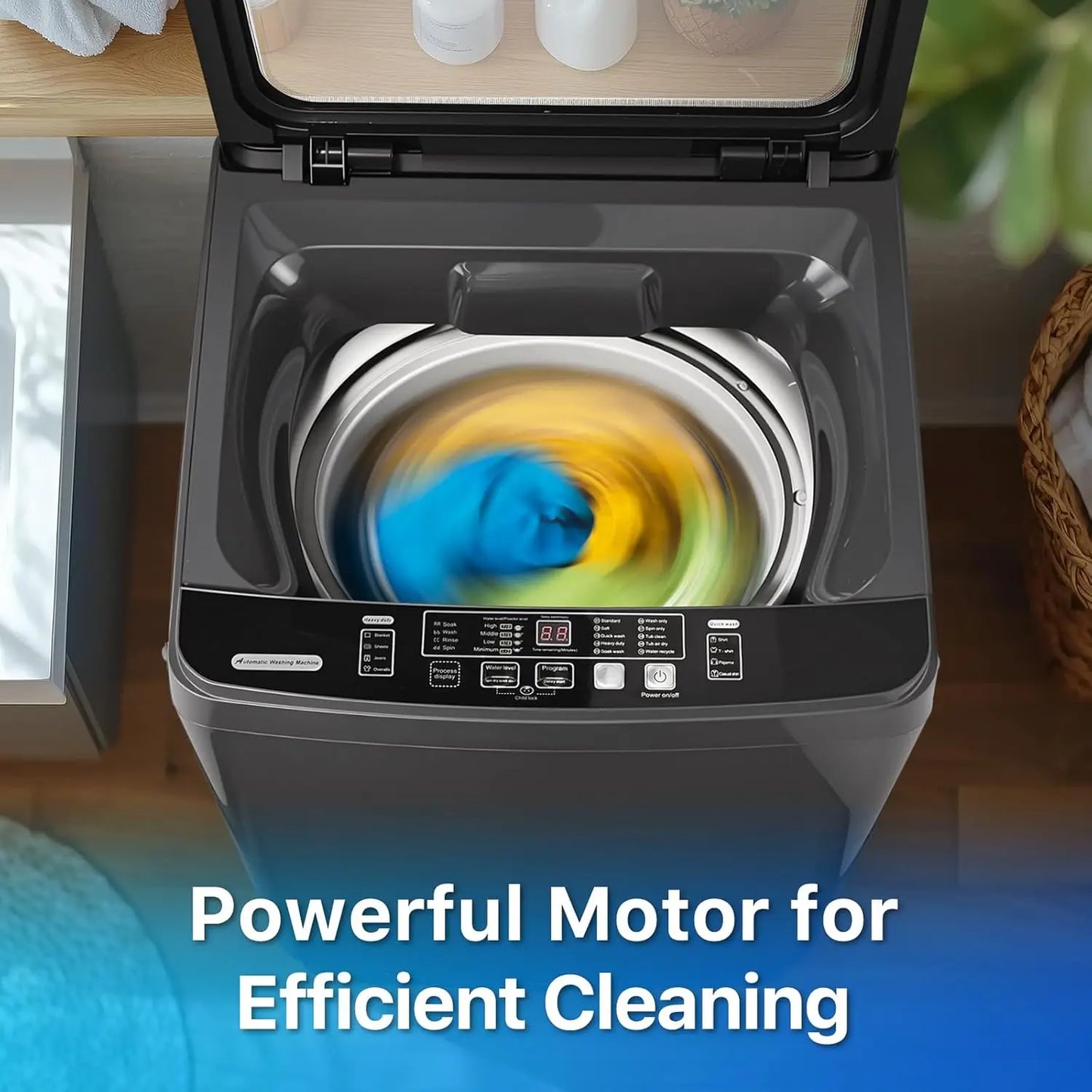 Customizable Portable Automatic Washer & Spinner Combo Washing Machine