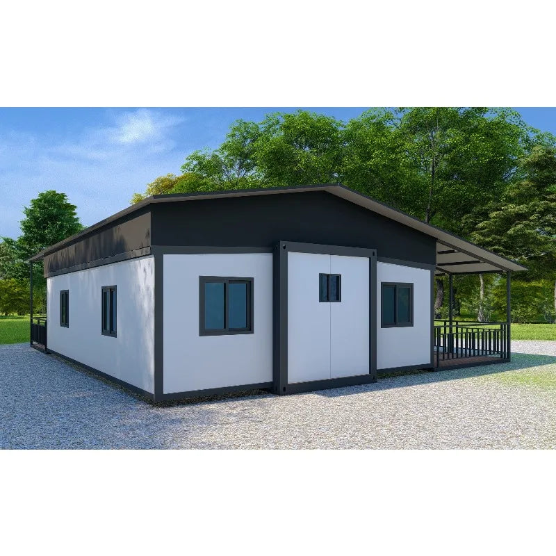 Mobile Container House Prefab Tiny Home Easy-to-Install Transportable Housing Unit