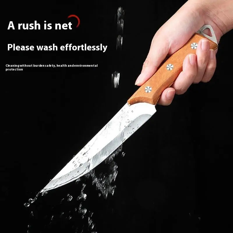 Professional Chef’s Boning Knife with Wooden Handle