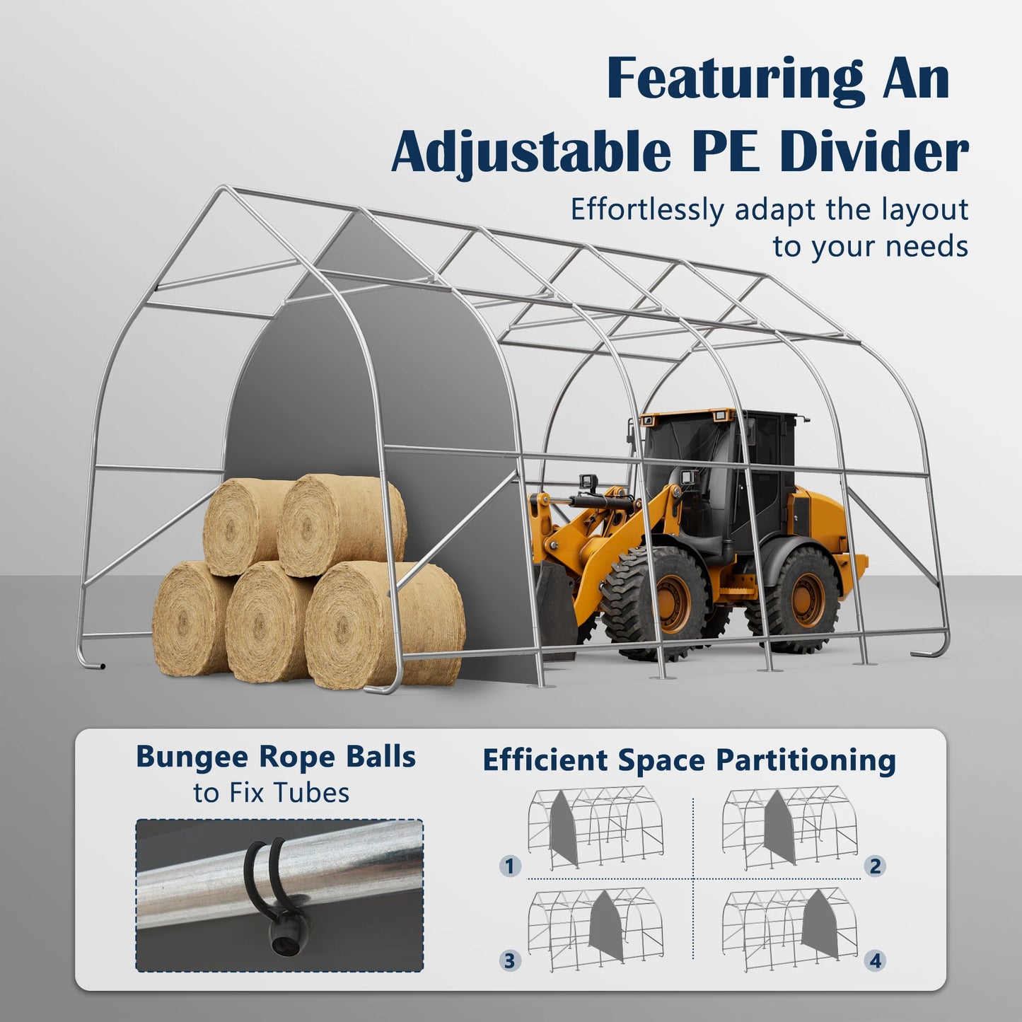 Instant Garage, Enclosed Carport & Storage Shed – All-Weather Protection