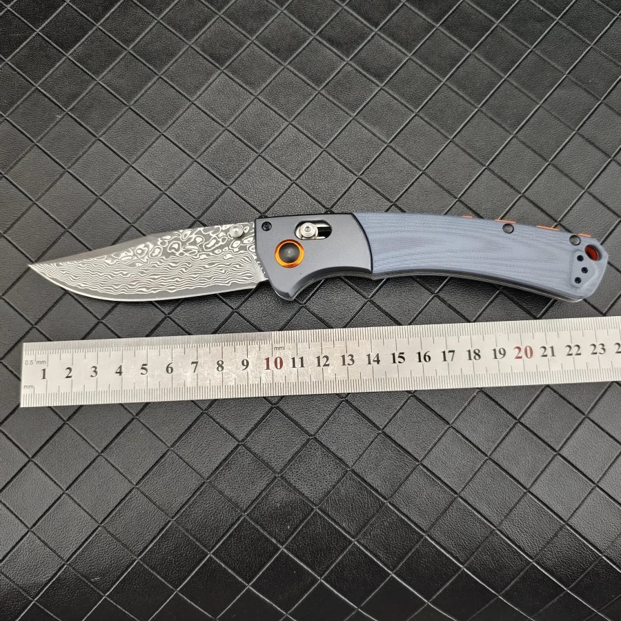 Damascus Steel Folding Knife Multi-Functional Outdoor Knife