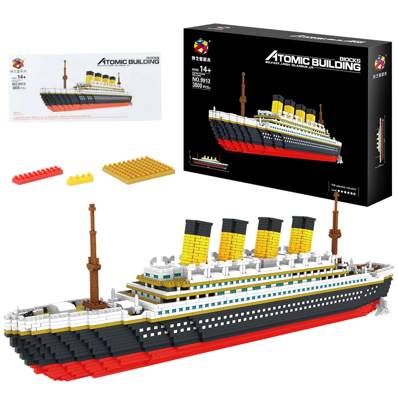 Super-Sized Titanic Model Building Blocks – Gift & Display Assembly Set