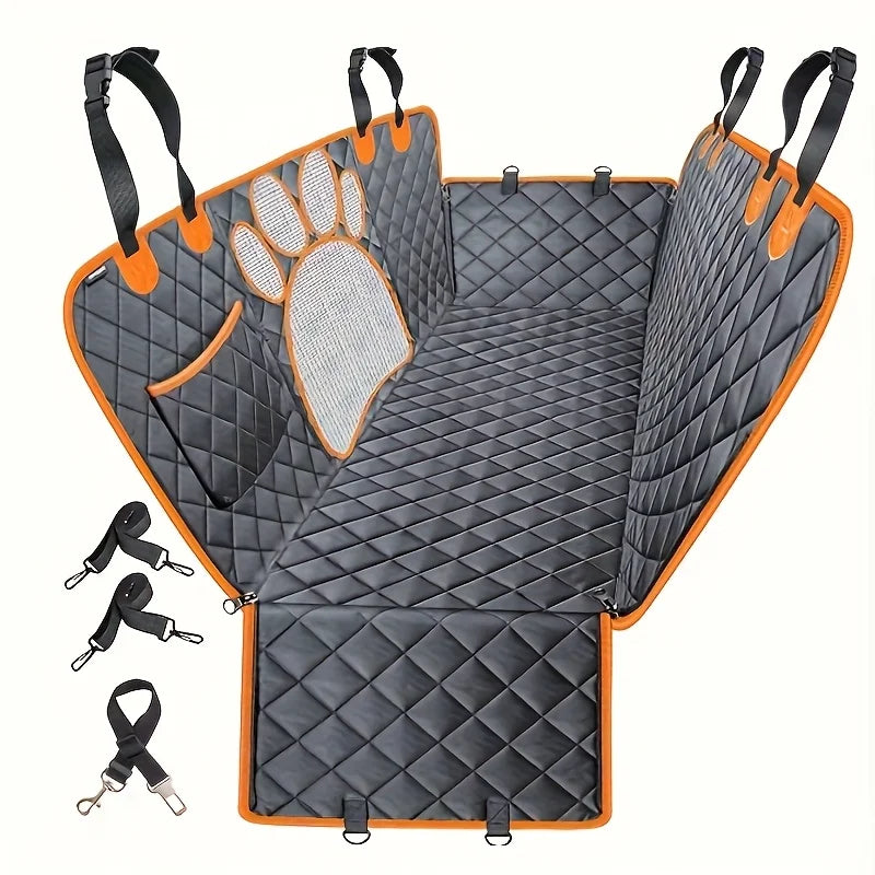 Heavy-Duty Hammock Seat Cover – Scratch-Resistant Car Protector for Pets
