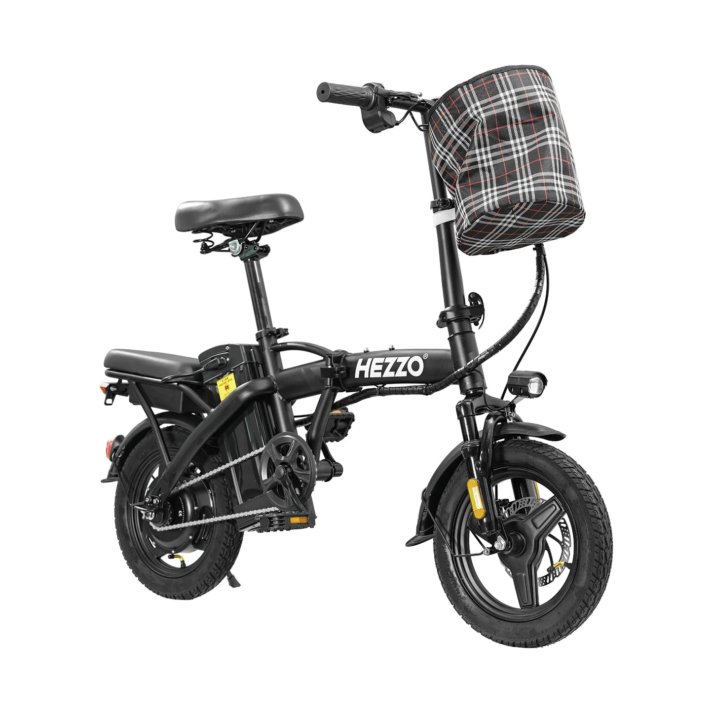 14" Folding Electric Bike – 400W Motor, 48V Removable Battery, 20 MPH, 1-Year Warranty