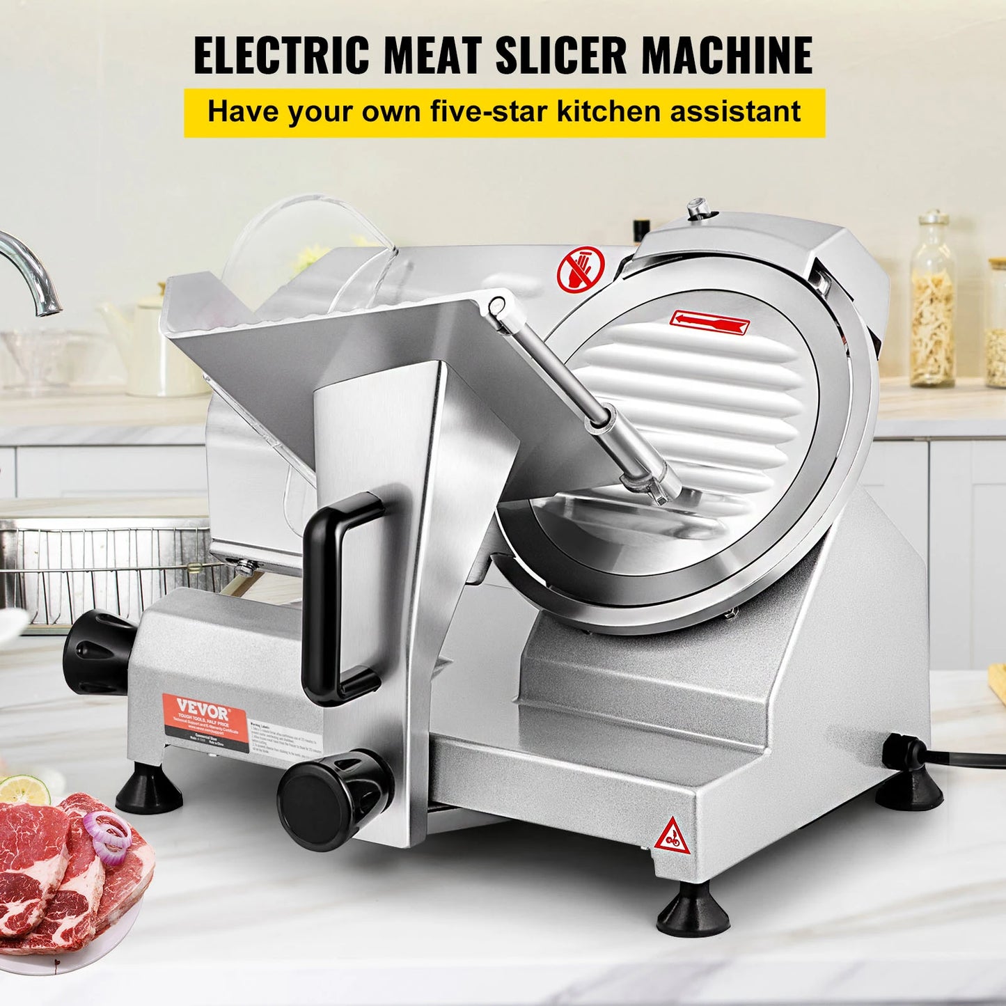 Commercial Meat & Cheese Deli Slicer – Adjustable Thickness