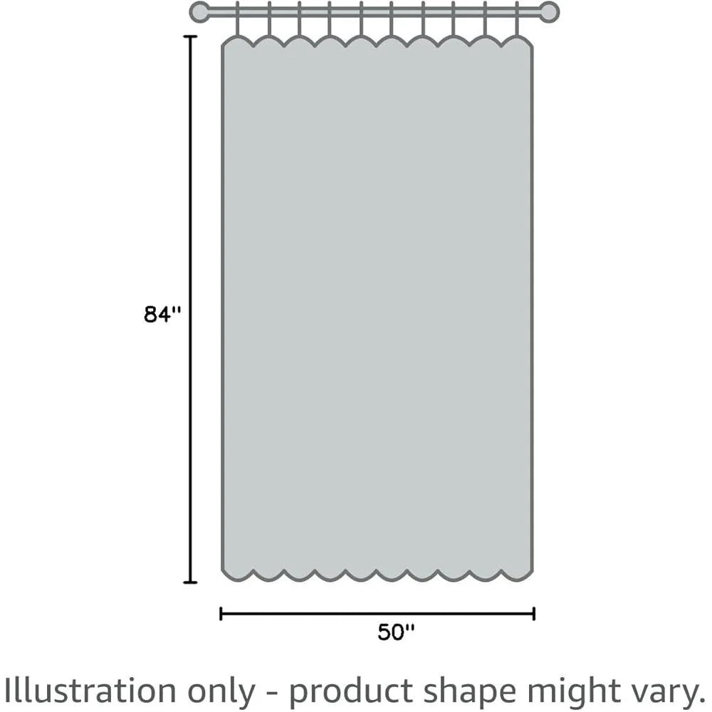 Embroidered Sheer Linen Curtain – Light Filtering Window Treatment