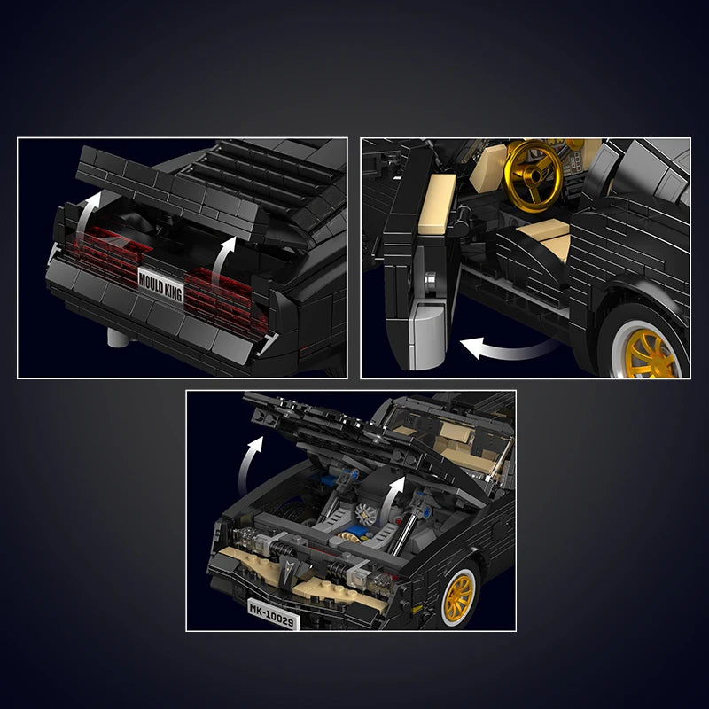 Mould King 10029 Firebird Vintage Car Building Blocks – Technical MOC Toy for Kids