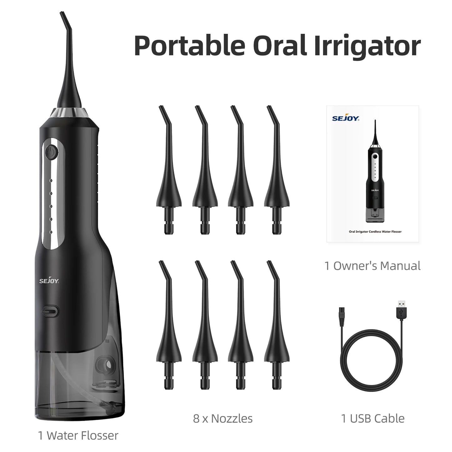 💧 Water Flosser – Portable Teeth Irrigator & Whitening Tool