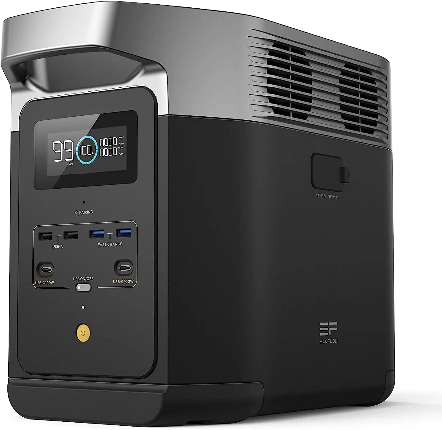 DELTA 2 Portable Power Station, AC, USB-C, Solar-Ready Backup Power